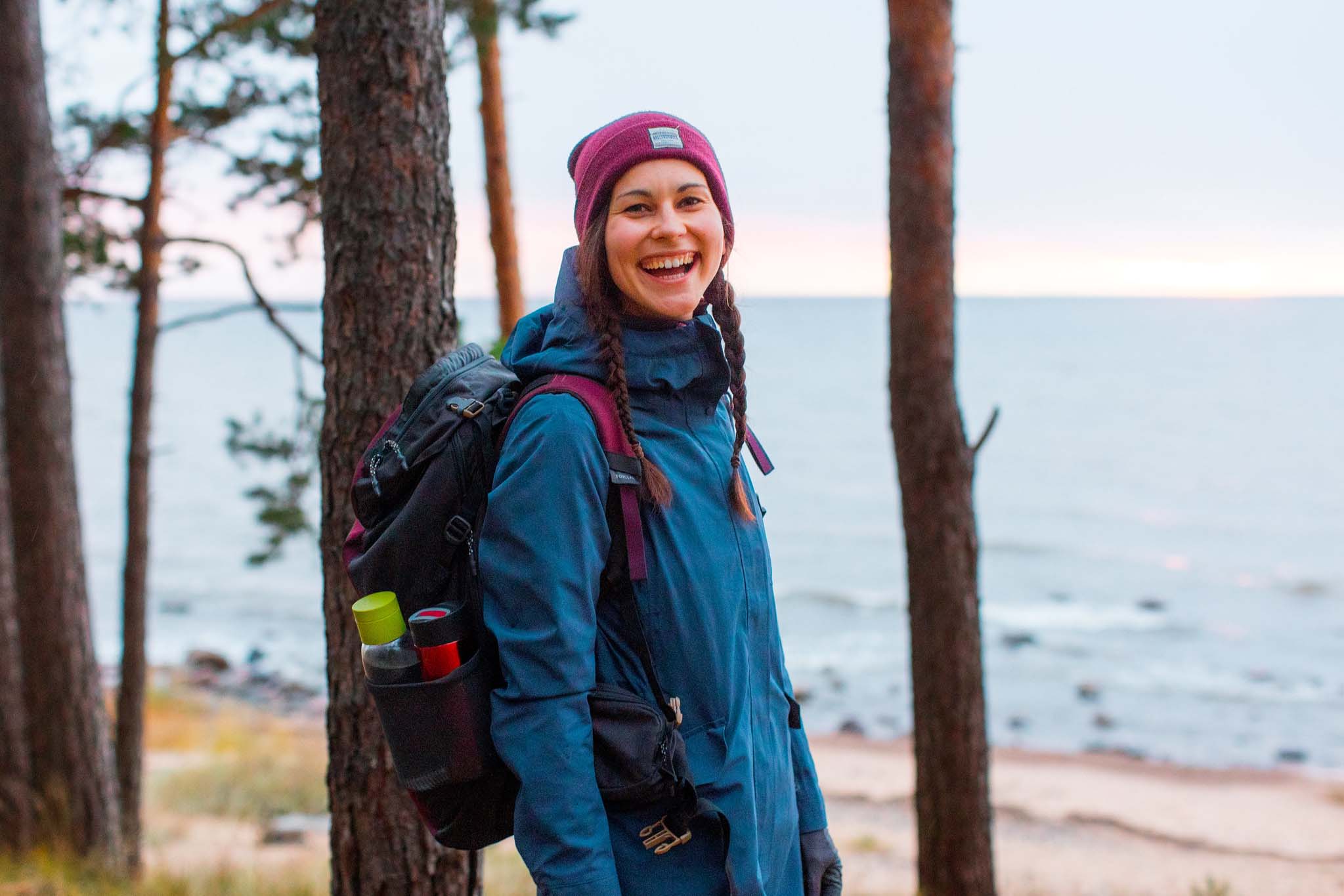 Hike with pop-up sauna