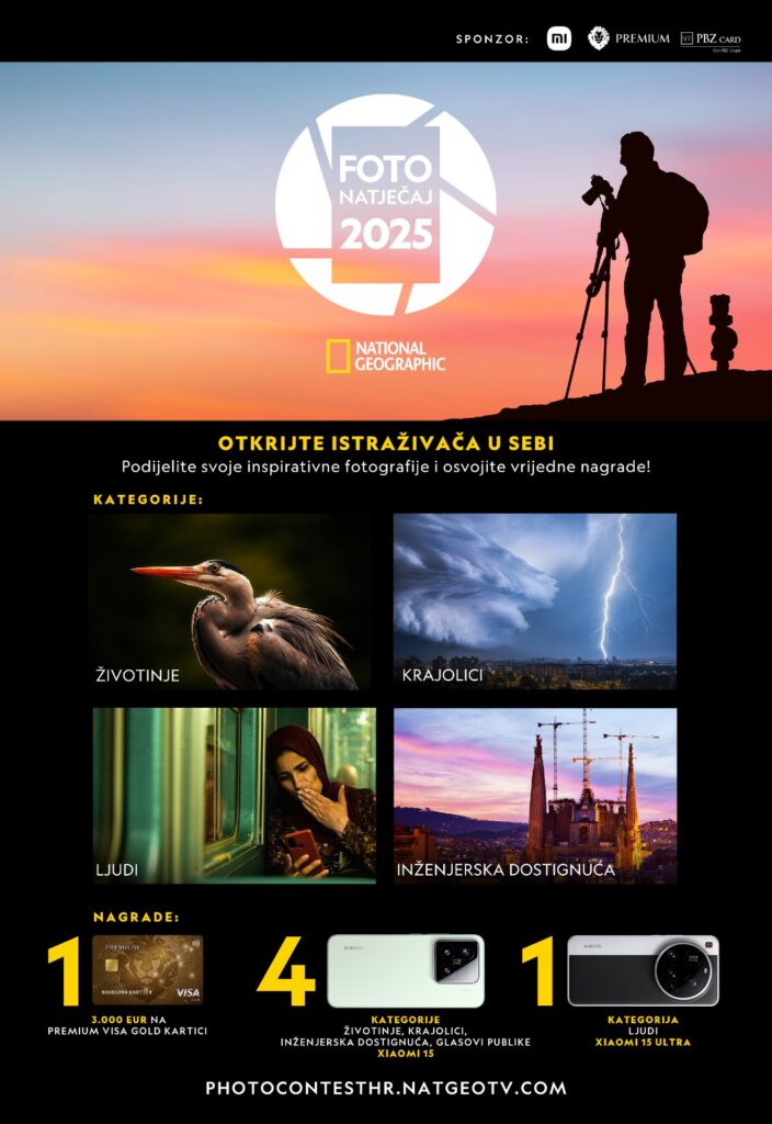Sudjelujte u foto natječaju National Geographica i osvojite 3.000 eura i Xiaomi 15