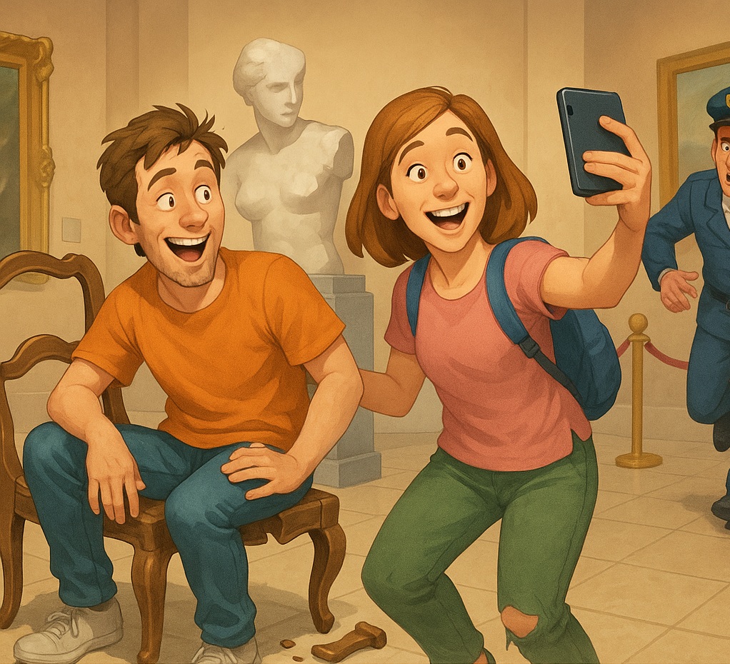 Kako kazniti budale koje radi fotke ili selfija uni&scaron;tavaju umjetnička djela?