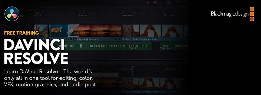 Besplatne online edukacije o DaVinci Resolveu – naučite vještine kojima se koristi filmska industrija