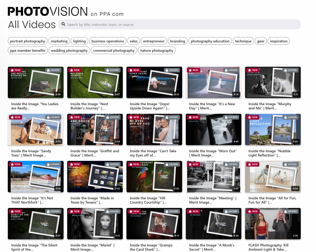 Nova edukacije za fotografe: PhotoVision - Netflix za fotografe