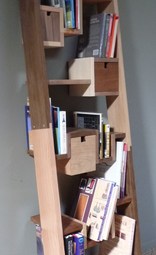 2016: Boekenkast (div. soorten resthout)