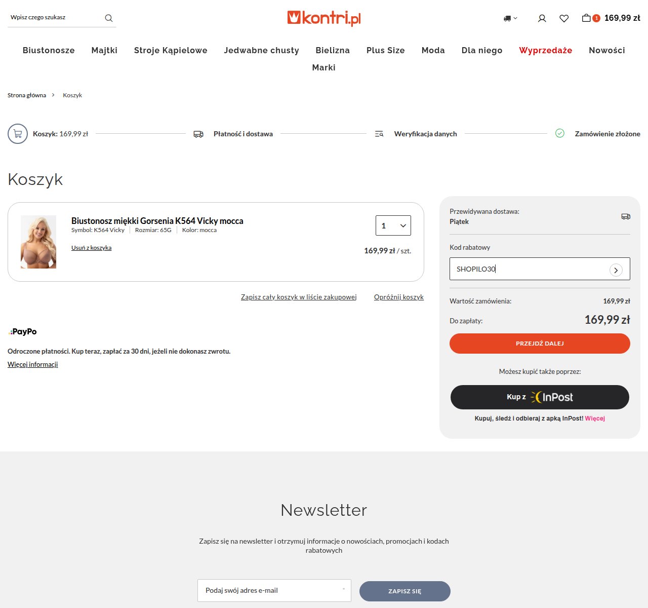Gdzie wpisać kod rabatowy na stronie Kontri