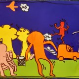 Een groepskunstwerk a la Keith Haring!