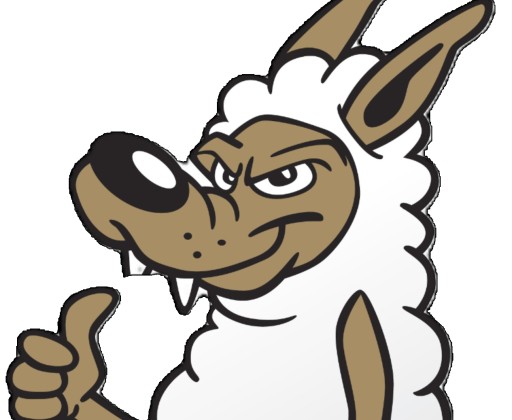 Bram als schaap uitgesneden 2