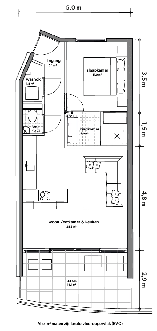 Apartment in Mambo Beach