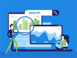 Tekening bij het artikel genaamd Wat is het verschil tussen SEO en SEA?