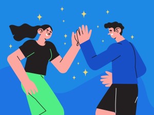 Tekening bij het artikel genaamd Werken jullie ook samen met reclamebureaus en communicatie-adviseurs?