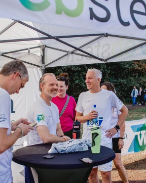 Websteen tijdens de deelname aan de Wolfskamerloop van 2022