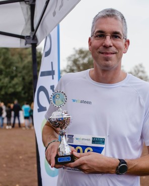 Websteen tijdens de deelname aan de Wolfskamerloop van 2022