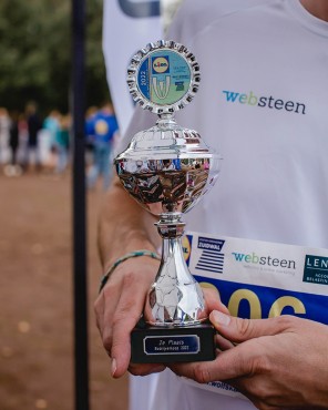 Websteen tijdens de deelname aan de Wolfskamerloop van 2022