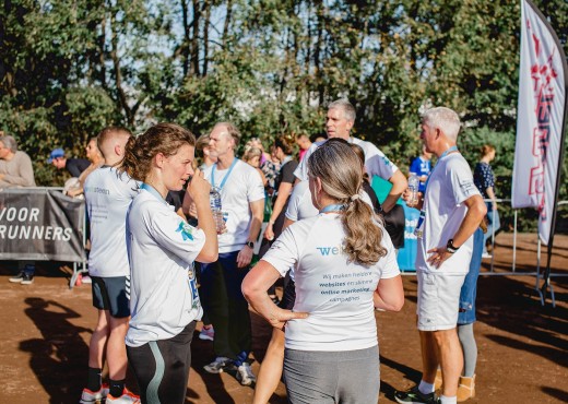 Websteen tijdens de deelname aan de Wolfskamerloop van 2022