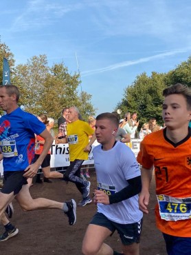 Websteen tijdens de deelname aan de Wolfskamerloop van 2022