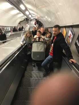 De medewerkers van Websteen tijdens hun trip naar Londen.