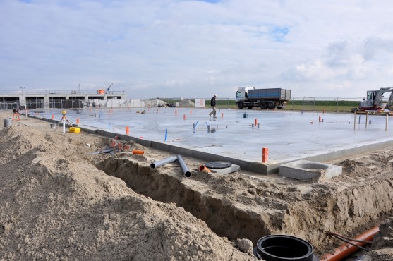 Bouwfoto van de nieuwbouw in Blaricummermeent.