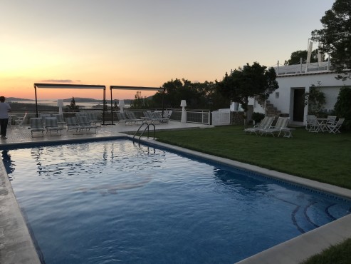 Medewerkers van Websteen tijdens hun trip naar Ibiza.