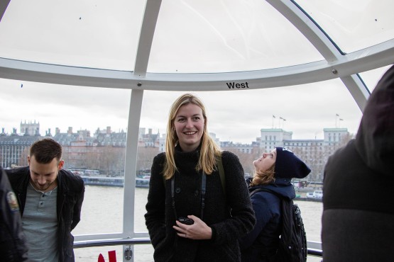De medewerkers van Websteen tijdens hun trip naar Londen.