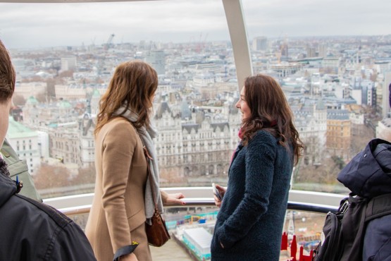 De medewerkers van Websteen tijdens hun trip naar Londen.