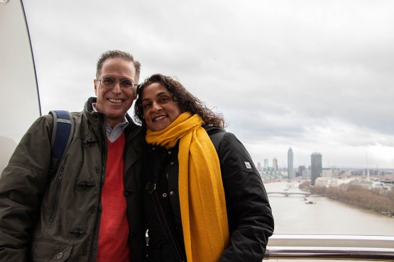 De medewerkers van Websteen tijdens hun trip naar Londen.