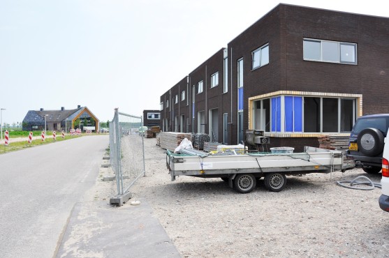 Bouwfoto van de nieuwbouw in Blaricummermeent.