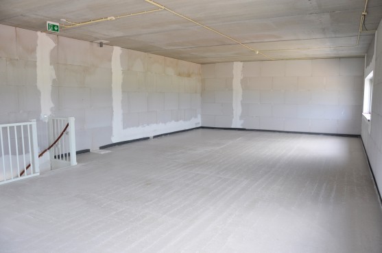 Bouwfoto van de nieuwbouw in Blaricummermeent.