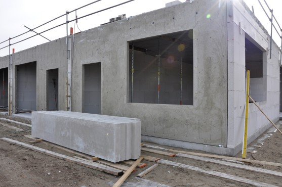 Bouwfoto van de nieuwbouw in Blaricummermeent.