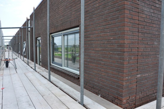 Bouwfoto van de nieuwbouw in Blaricummermeent.