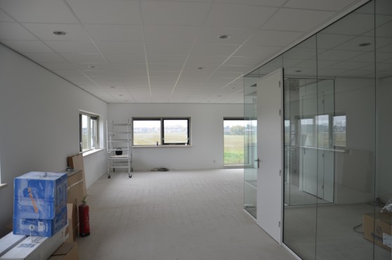Bouwfoto van de nieuwbouw in Blaricummermeent.