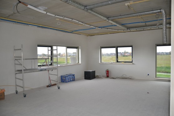 Bouwfoto van de nieuwbouw in Blaricummermeent.