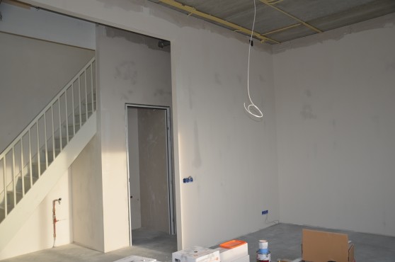 Bouwfoto van de nieuwbouw in Blaricummermeent.