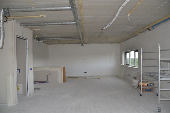 Bouwfoto van de nieuwbouw in Blaricummermeent.