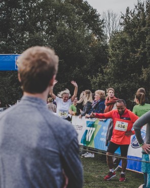 Websteen in actie tijdens de Wolfskamerloop 2019.