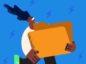 Tekening bij het artikel genaamd Hoe zit het met de back-ups van mijn data?