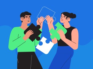 Tekening bij het artikel genaamd Kan ik makkelijk overstappen naar een andere webbouwer als ik ontevreden ben?