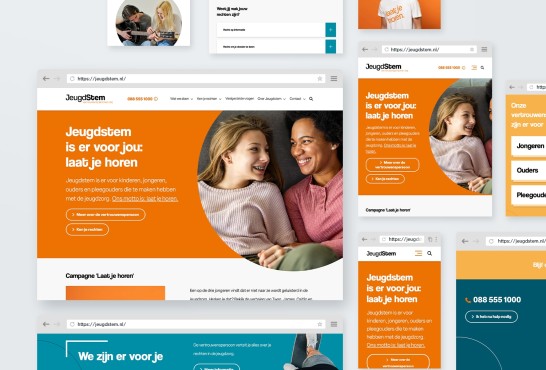 Website screenshot van Jeugdstem.nl
