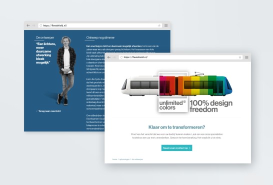 Website screenshot van fleetshield.nl.