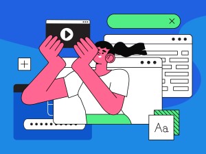 Tekening bij het artikel genaamd Verschil tussen een CMS en een 'website builder'