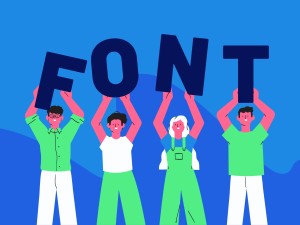 Tekening bij het artikel genaamd Typografie, wat is dat eigenlijk?