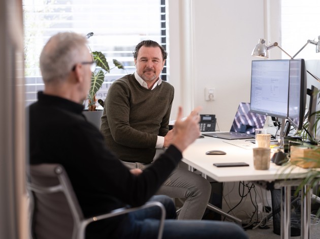 Roy en Martijn in gesprek