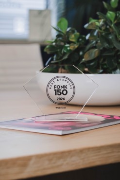 Uitreiking FONK150 erkenningsbeeld