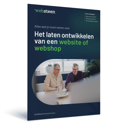 Voorpagina van de Websteen whitepaper: alles wat je moet weten over websites