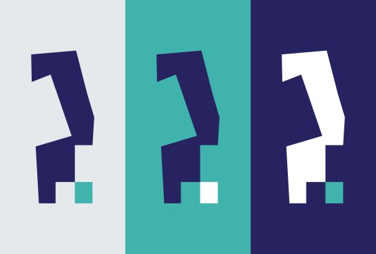 Logo icoon op verschillende kleuren