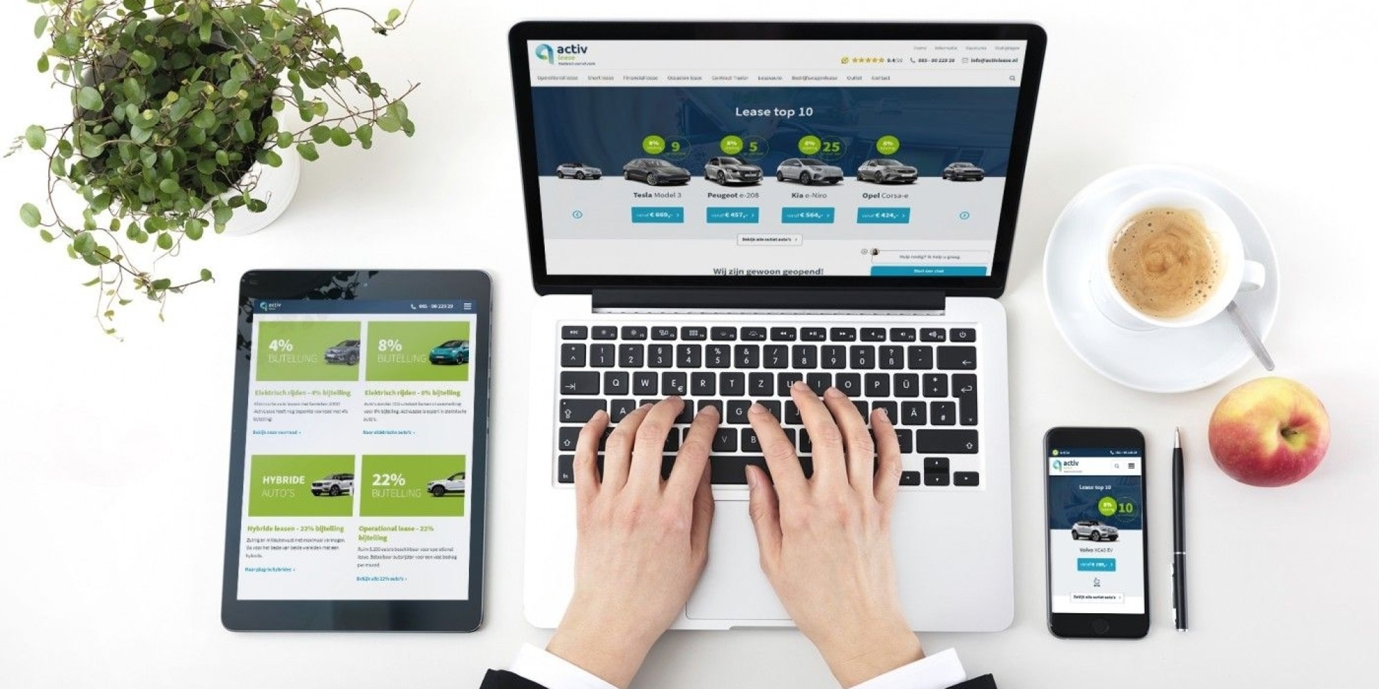 Custom website for lease intermediary Activlease