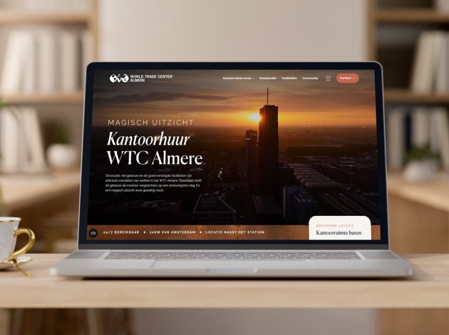 Website voor WTC Almere