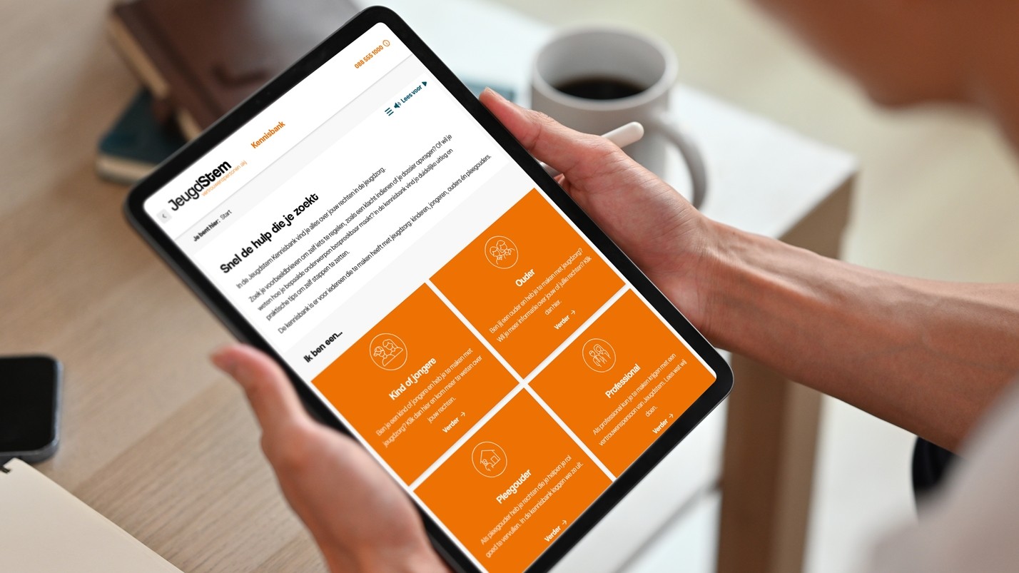 Kennisbank met AI zoekfunctie voor Jeugdstem