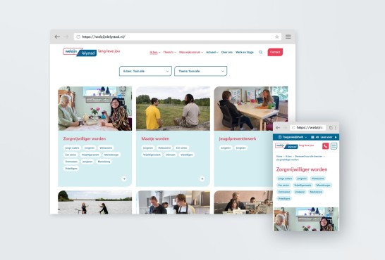 Website voor Welzijn Lelystad