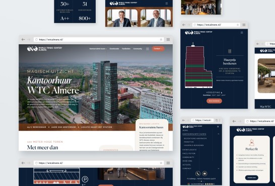Website voor WTC Almere