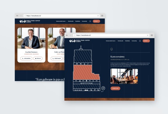 Website voor WTC Almere