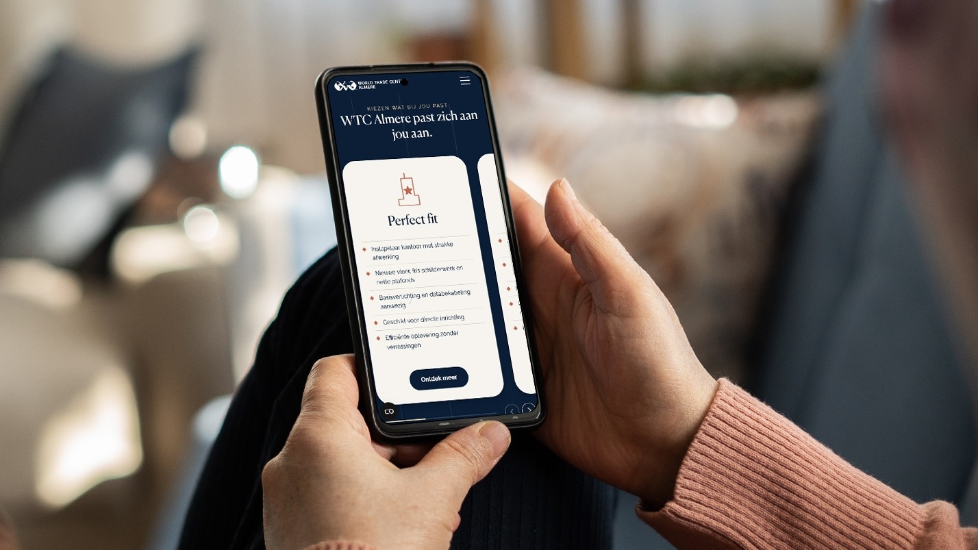Website voor WTC Almere