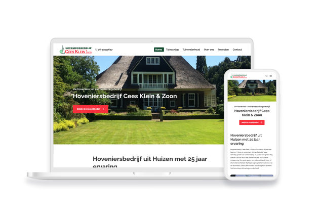 mockup hoveniersbedrijf cees klein